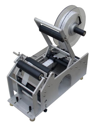 Хорошая цена Легкая точность машины для прикрепления этикеток деятельности Semi автоматическая для круглой бутылки онлайн