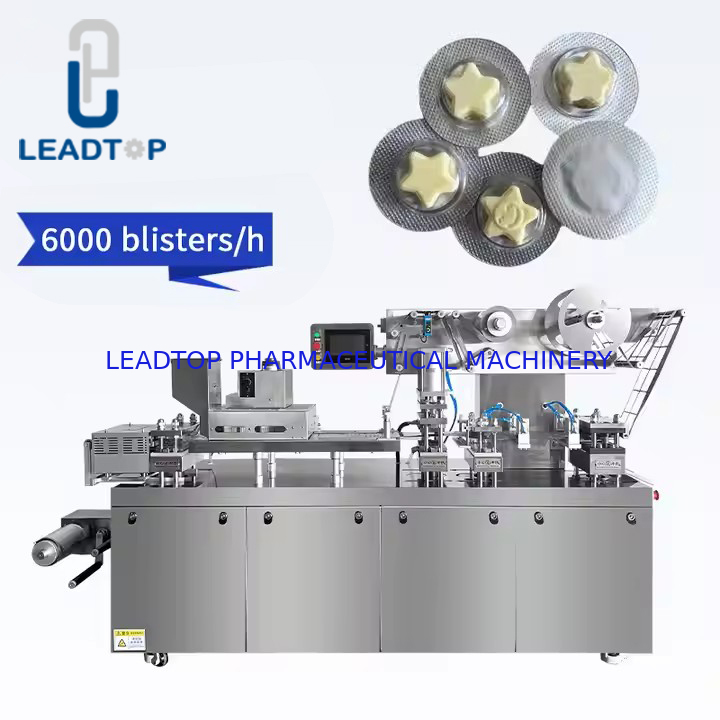 PLC Блистерная упаковочная машина с 2 сварочными головками 30-60 шт/мин