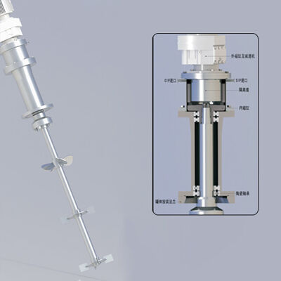 Хорошая цена Максимальный магнитный левитационный смеситель пищевая биофармацевтическая химическая 316L SS FDA GMP нулевой подшипник износоустойчивый онлайн