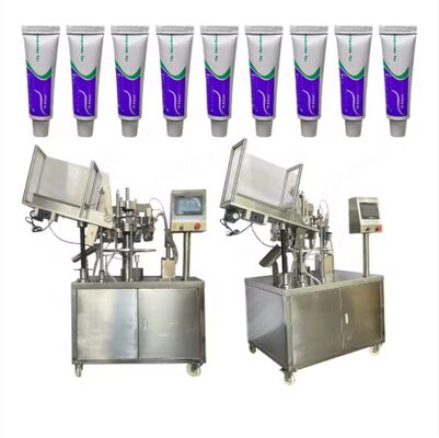 Хорошая цена Factory Custom Cream Glue Automatic Metal Aluminum Soft Tube Filling Sealing Tube Filling Machine онлайн