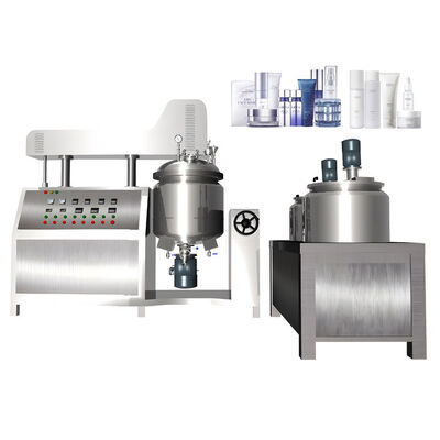 Хорошая цена 100L-300L External Circulation Cosmetic Freckle Cream PLC Vacuum Mixer Emulsifier Machine онлайн